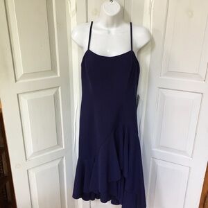 Vince Camuto Navy Blue Elegant Dress NWT